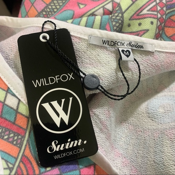 Wildfox Swim Third Eye Tank Top Cropped Beachwear - Picture 12 of 13